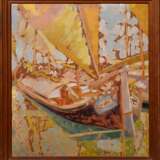 Bölcskey, Ferenc (1897-1976) "Venezianisches Segelboot" 1927, Öl/Malpappe, u.l. sign./dat./bez., 79,5x71,2cm (m.R. 90x81cm), min. Defekte der Maloberfläche, Platte leicht gebogen - photo 2