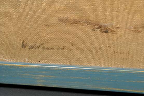 Schlichting, Waldemar (1896-1970) "Brandung vor Sylt", Öl/Leinwand, u.l. sign., 61x90,5cm (m.R. 64x93,5cm) - photo 2