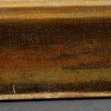 Zimmermann, Albert August (1808-1888) „Hasenjagd“, Öl/Leinwand auf Holz kaschiert, u.l. sign., 21,5x61cm, rest., kleine Defekte - Foto 4