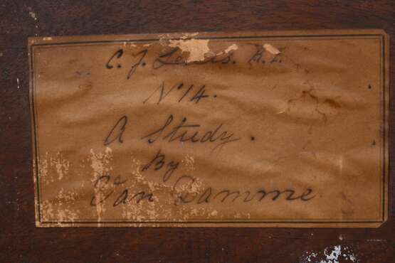 Van Damme-Sylva, Emile (1853-1935) "Kühe an der Küste", Öl/Holz, u.l. sign., 16,8x24cm (m.R. 30,5x38cm) - photo 5