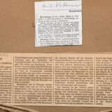 Heinsheimer, Fritz (1897-1958) „Süddeutsche Landschaft“, Öl/Malpappe, Prunkrahmen, 45,5x58cm (m.R. 56x68,5cm), kleine Löcher in den Ecken, leicht gewellt, kleine Defekte der Maloberfläche - фото 4