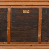 Wolfrom, Friedrich Ernst (1857-1923) „Schwestern“, Öl/Holz, verso auf Klebeetikett sign./bez., Wachssiegel, 58x80,5cm (m.R. 75,5x98cm), Randdefekte, Craquelé - photo 5