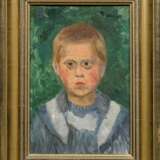 Schaper, Friedrich (1869-1956) „Kleiner Junge“ 1893, Öl/Malpappe, o.r. sign./dat., verso Studie „Feldarbeit“, ca. 37x26cm (m.R. 49,5x38,5cm), Craquelé - photo 2