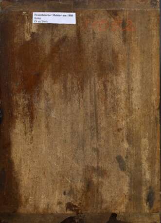 Unbekannter Meister um 1880 "Herrenreiter", Öl/Holz, 33,3x23,5cm, kleine Defekte, rest. - photo 4