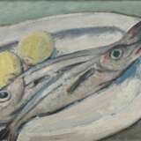 Maetzel, Emil (1877-1955) „Stillleben mit Fischen und Zitronen“ 1943, Öl/Malpappe, u.l. sign./dat., 39,5x58,5cm (m.R. 56x75,5cm), Provenienz: direkt vom Künstler erworben, Sammlung Gerhard Schack, Hamburg - фото 1