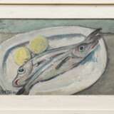 Maetzel, Emil (1877-1955) „Stillleben mit Fischen und Zitronen“ 1943, Öl/Malpappe, u.l. sign./dat., 39,5x58,5cm (m.R. 56x75,5cm), Provenienz: direkt vom Künstler erworben, Sammlung Gerhard Schack, Hamburg - фото 2