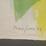 Bargheer, Eduard (1901-1979) "Feldarbeit" 1948, Aquarell/Bleistift, u.l. sign./dat., 47,4x66cm, kleine Randdefekte - Foto 2