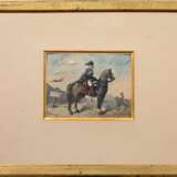 Chéret, Jules (1836-1932) „Reiter in Uniform bei Toulon“, Aquarell, u.l. sign., 15x20cm (m.R. 41x51,3cm) - photo 2