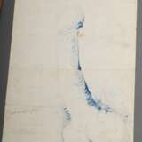John, Augustus (1878-1961) "Curious Jamaican Fruit/ Spunkius Erectus/ (vulg.) wild Poker-plant", 25,3x20,7cm, Knickspuren, kleine Defekte, als Geschenk an seinen Leibarzt Dr. K.C. Precope in den 1950er Jahren, … - photo 6