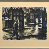 Masereel, Frans (1889-1972) "Spaziergang bei Nacht" 1957, Aquarell, u.l. monogr./dat., 47x62,8cm (m.R. 69,5x83cm), o. kleiner Riss (~3,5cm) - photo 2