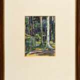 Mayrshofer, Max (1875-1950) "Waldblick" 1937, Aquarell, u.l. sign./dat., 16,3x12cm (m.R. 41,7x31,6cm), Provenienz: Slg. Gustav Bürger/ München - photo 2