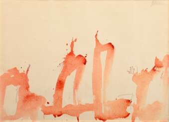 Prachensky, Markus (1932-2011) &quot;o.T.&quot; 1965, Aquarell, o.r. sign./dat., 50x70cm (m.R. 66,5x86cm), knickspurig