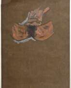 Zeichnungen. Unbekannter Künstler des frühen 20.Jh. &quot;Weiblicher Torso&quot;, Gouache/Aquarell/Papier mit Holzprägung, l. bez. &quot;5.10.&quot;, BM 46x29,5cm, Risse, rest., Altersspuren