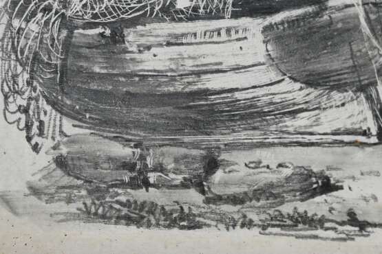 2 Zeichnungen eines unbekannten Künstlers der Englischen Schule "Flusslandschaft (Southampton)" und "Küstenszene" um 1800/1820, Bleistift (Sgraffito), 1x verso undeutl. bez., je ca. 12,8x16,8cm (m.R. … - photo 4