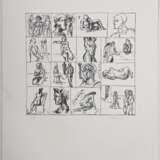 Augustin, Edgar (1936-1996) "Figuren" 1977, Lithographie, 29/80, u. sign./dat./num., PM ca. 37,5x40cm, BM 76x56cm - photo 2