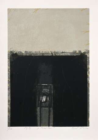 Dahmen, Karl Fred (1917-1981) "Maritan" 1973, Farbserigraphie, 3/100, u. sign./dat./num./betit., PM 50x34,7cm, BM 59,5x42cm - photo 1