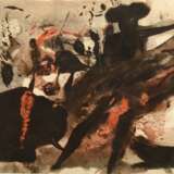 Dali, Salvador (1904-1989) "La Tauromachie Individuelle" 1966, Farbradierung, LIV/C, u. sign./dat., mit Original-Rechnung von Galerie Lochte/ Hamburg, PM 29,2x44cm (m.R. 52,5x68cm), leicht fleckig - Foto 1