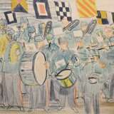 Dufy, Raoul (1877-1953) „The Band“, Farblithographie, Nachdruck durch den ZEIT-Verlag, im Passepartout montiert, 47,8x74,8cm (m.R. 67,5x93,5cm), leichte Altersspuren - фото 1