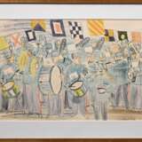 Dufy, Raoul (1877-1953) „The Band“, Farblithographie, Nachdruck durch den ZEIT-Verlag, im Passepartout montiert, 47,8x74,8cm (m.R. 67,5x93,5cm), leichte Altersspuren - фото 2