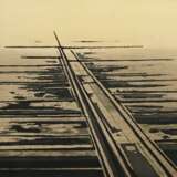 Eglau, Otto (1917-1988) "Sylt VI" 1974, Farbradierung, 21/100, u. sign./num./dat./bez., PM 39,8x49,5cm, BM 54x76,5cm, am Rand leicht fleckig, knickspurig - Foto 1