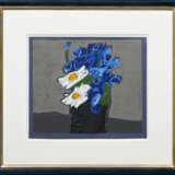 Fussmann, Klaus (*1938) "Margariten und Kornblumen" 1993, Farblinolschnitt, 24/48, u. sign./dat./num., verso bez., PM 29,5x34,5cm, BM 32x37cm (m.R. 55,5x60cm) - фото 2