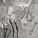 Janssen, Horst (1929-1995) "Cha-Cha-Cha" 1958, Radierung, Probe, u. sign./bez./dat./gewidmet, freigestellt gerahmt, PM 59,2x39,2cm, BM 78,5x52cm (m.R. 94x67,5cm), Ränder leicht wellig, Provenienz: Nachlass Anne… - photo 1