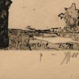 Janssen, Horst (1929-1995) "Es ist Kerinnes, die ich meine" 1988, Radierung, Probe, u.r. sign./dat., PM 29,8x14,8cm, BM 28x21,2cm - фото 2