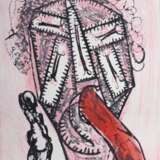 Lüpertz, Markus (*1941) "Otello" 1996, Farbradierung, 48/60, u. sign./num., freigestellt gerahmt, PM 29,5x19,3cm, BM 65x50cm (m.R. 73,5x58cm) - photo 1