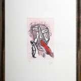 Lüpertz, Markus (*1941) "Otello" 1996, Farbradierung, 48/60, u. sign./num., freigestellt gerahmt, PM 29,5x19,3cm, BM 65x50cm (m.R. 73,5x58cm) - photo 2