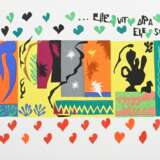 Matisse, Henri (1869-1954) "Les Mille et Une Nuit" (1001 Nacht) 1950, Farblithographie, u.r. i.d. Platte sign./dat., 47,5x117,5cm (m.R. 71x139,5cm) - Foto 1