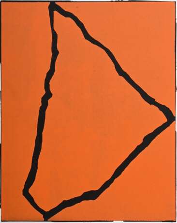 Noel, Martin (1956-2010) "Romario" 1994, Farbholzschnitt, u. sign., Griffelkunst, PM 50,6x40,3cm, BM 70x60cm - Foto 1