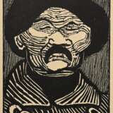 Pankok, Otto (1893-1966) "Gorki" 1947, Holzschnitt, u.r. sign., PM 30x14,8cm, BM 50,2x34,8cm - photo 1