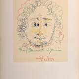 Picasso, Pablo (1881-1973) "Pour l'Université de Genéve" 1967, Farblithographie, i.d. Platte sign./dat./bez., PM 39,8x33,4cm, BM 65,5x48,2cm, verso Montagereste, leichte Altersspuren - фото 2