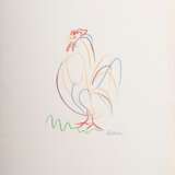 Picasso, Pablo (1881-1973) "Le Coq", Farbserigraphie, u.r. i.d. Platte sign., BM 64x48,5cm, min. Altersspuren - фото 1