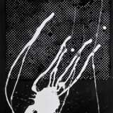 Polke, Sigmar (1941-2010) "o.T. (Klecks)" 1989, Serigraphie/Velourspapier, verso sign./dat., Griffelkunst, BM 98,4x66,8cm, o. kleiner rest. Riss - фото 1