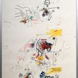 Tinguely, Jean (1925-1991) "Meta" 1977, Farbserigraphie 271/500, u.r. num., u.l. sign., 69x49cm (m.R. 71,5x51,5cm) - Foto 2