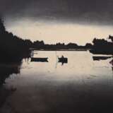 Werkmeister, Wolfgang (*1941) "Angler" 1986, Farbradierung, XVI/XXV, u. sign./num./dat./betit., WVZ 339, PM 31,3x43,8cm (m.R. 58x71,3cm) - Foto 1