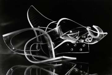 Moholy-Nagy, László (1895-1946) &quot;Spirals&quot; 1945/2005, Fotographie, verso bez., Griffelkunst, PM 18x26,3cm, BM 24x30cm