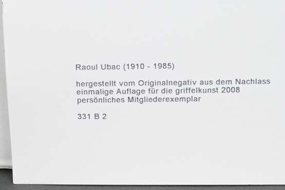 Ubac, Raoul (1910-1985) "Le combat de Penthésilée", 1937/2008, Fotographie, verso bez., Griffelkunst, PM 25,5x19cm, BM 30,5x24cm - photo 3