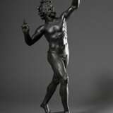 Großes Bronze Grand Tour Souvenir "Tanzender Satyr" nach dem - photo 1