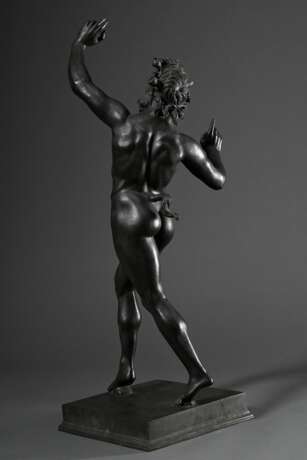 Großes Bronze Grand Tour Souvenir "Tanzender Satyr" nach dem - photo 3