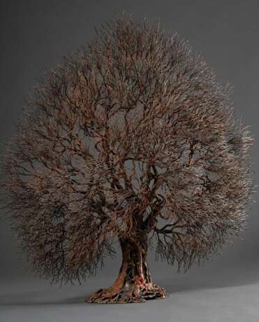 Meierhenrich, Ernst-Georg (1944-2022) "Sylter Baum", Messingdraht und Metall, z.T. farbig gefasst, 56x82cm - photo 2