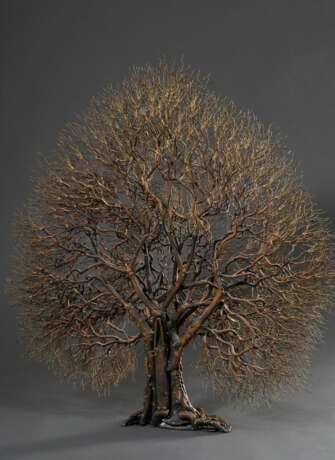 Meierhenrich, Ernst-Georg (1944-2022) "Sylter Baum", Messingdraht und Metall, z.T. farbig gefasst, 56x82cm - photo 4