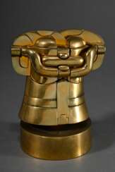 Berrocal, Miguel (1933-2006) &quot;Richelieu - Opus 115&quot;, Messing, 1085/2000, sign./num., H. 19,5cm, min. Altersspuren