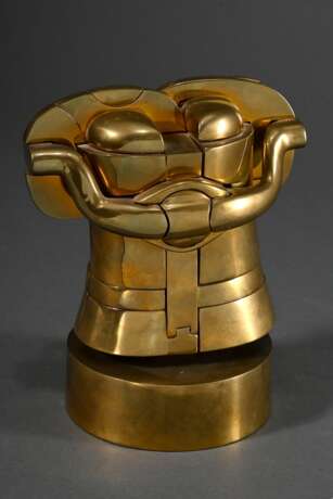 Berrocal, Miguel (1933-2006) "Richelieu - Opus 115", Messing, 1085/2000, sign./num., H. 19,5cm, min. Altersspuren - photo 2
