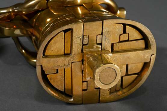 Berrocal, Miguel (1933-2006) "Richelieu - Opus 115", Messing, 1085/2000, sign./num., H. 19,5cm, min. Altersspuren - photo 6