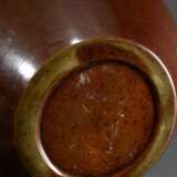 Japanischer Bronze Pinselwascher mit plastischem Frosch, Meiji Periode, H. 7cm, Ø 8cm, Standring berieben - photo 5