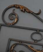 Meubles. 3 Teile Schmiedeeisen Gitter, Frankreich um 1900, 40x77/64x101cm, 1x seitlich gebrochen