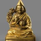 Feuervergoldete Bronze eines sitzenden Lama - фото 1