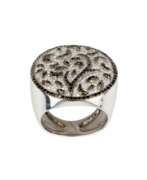 Overview. Giorgio Visconti gold cocktail ring with diamonds. 